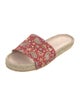 Etro Canvas Paisley Print Espadrilles