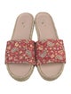 Etro Canvas Paisley Print Espadrilles