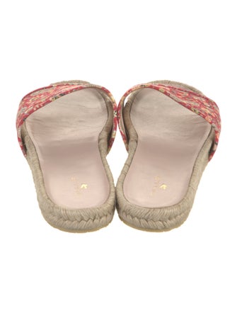 Etro Canvas Paisley Print Espadrilles