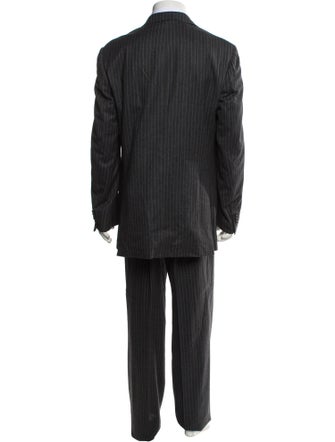 Etro Wool Striped Two-Piece Suit