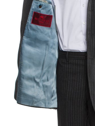 Etro Wool Striped Two-Piece Suit