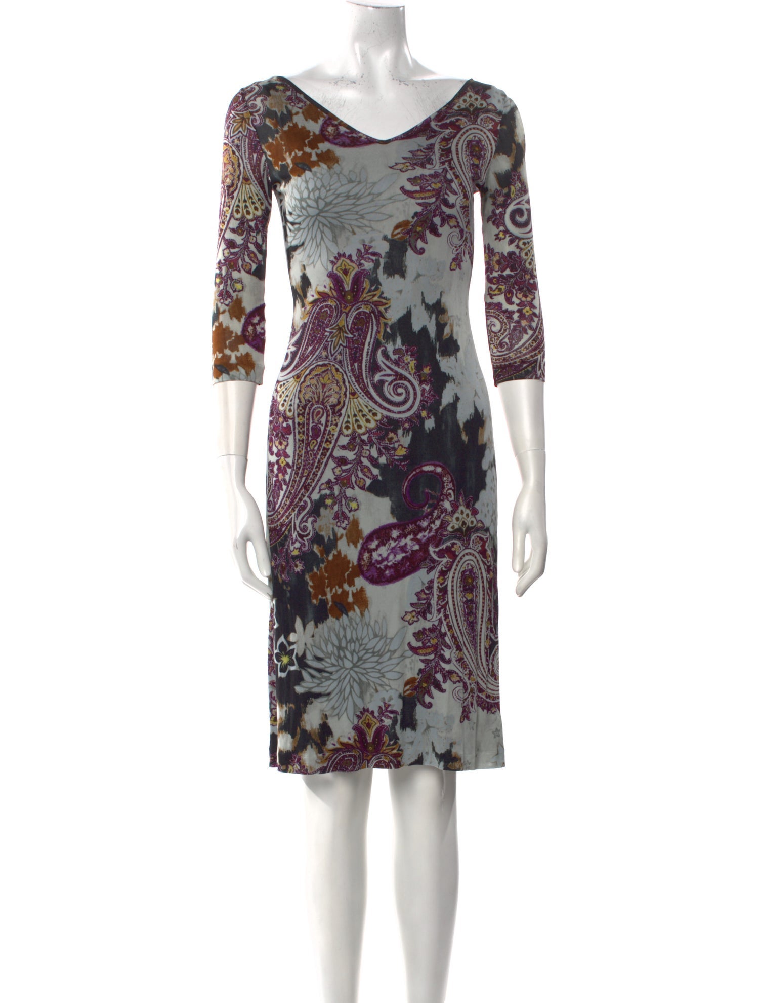 Etro Printed Knee-Length Dress