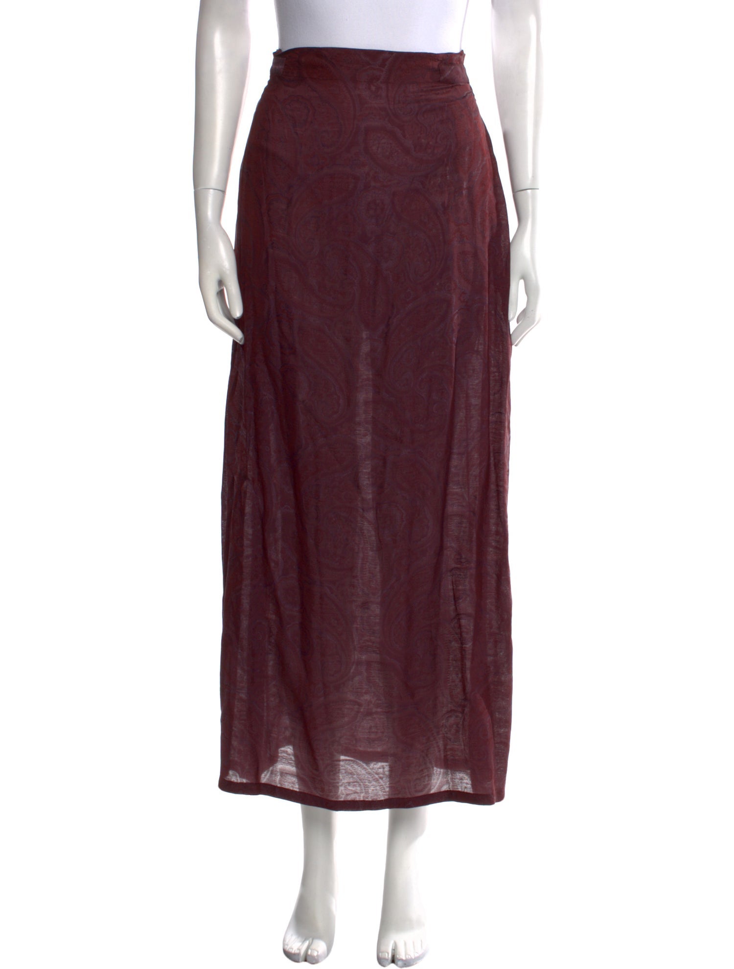 Etro Velvet Long Skirt