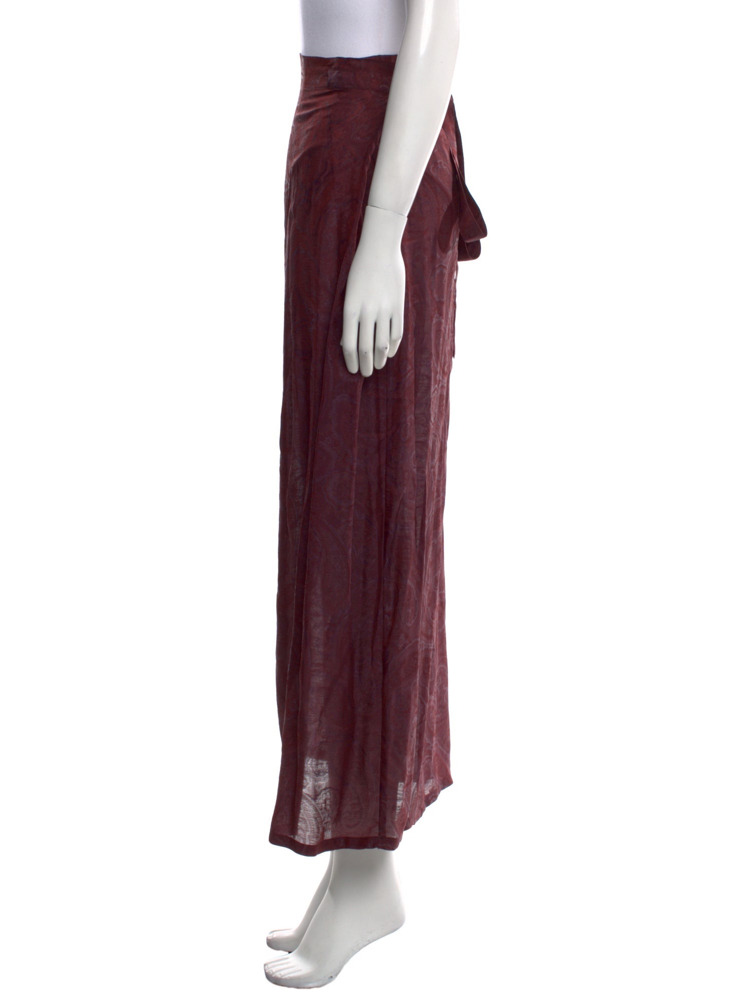 Etro Velvet Long Skirt