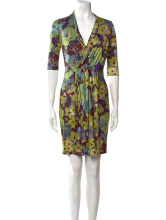 Etro Floral Print V-Neck Tunic