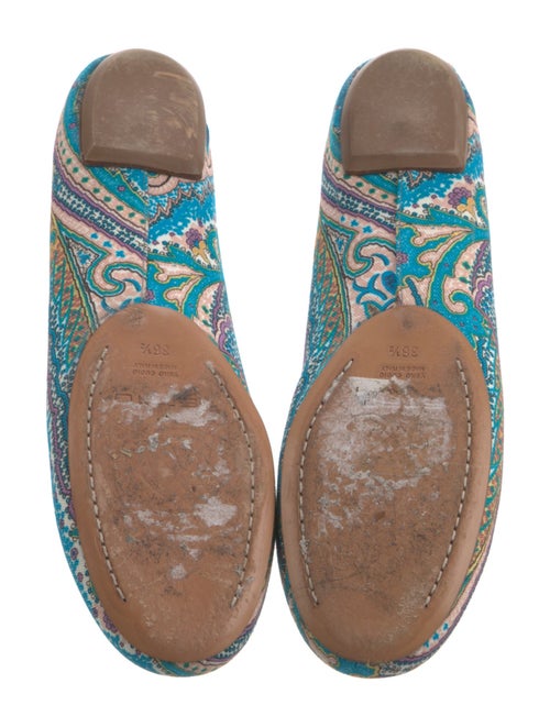 Etro Canvas Printed Ballet Flats