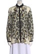 Etro Silk Printed Button-Up Top