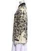Etro Silk Printed Button-Up Top