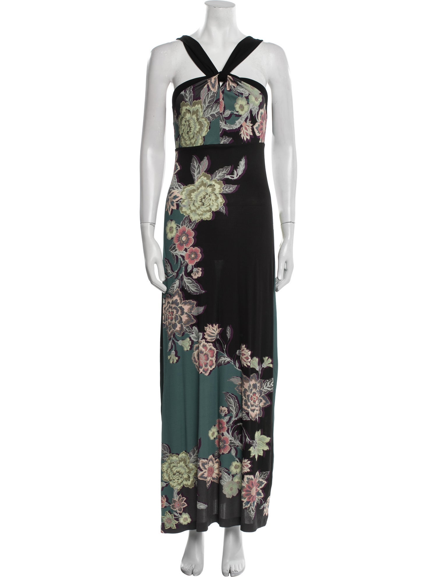 Etro Floral Print Long Dress