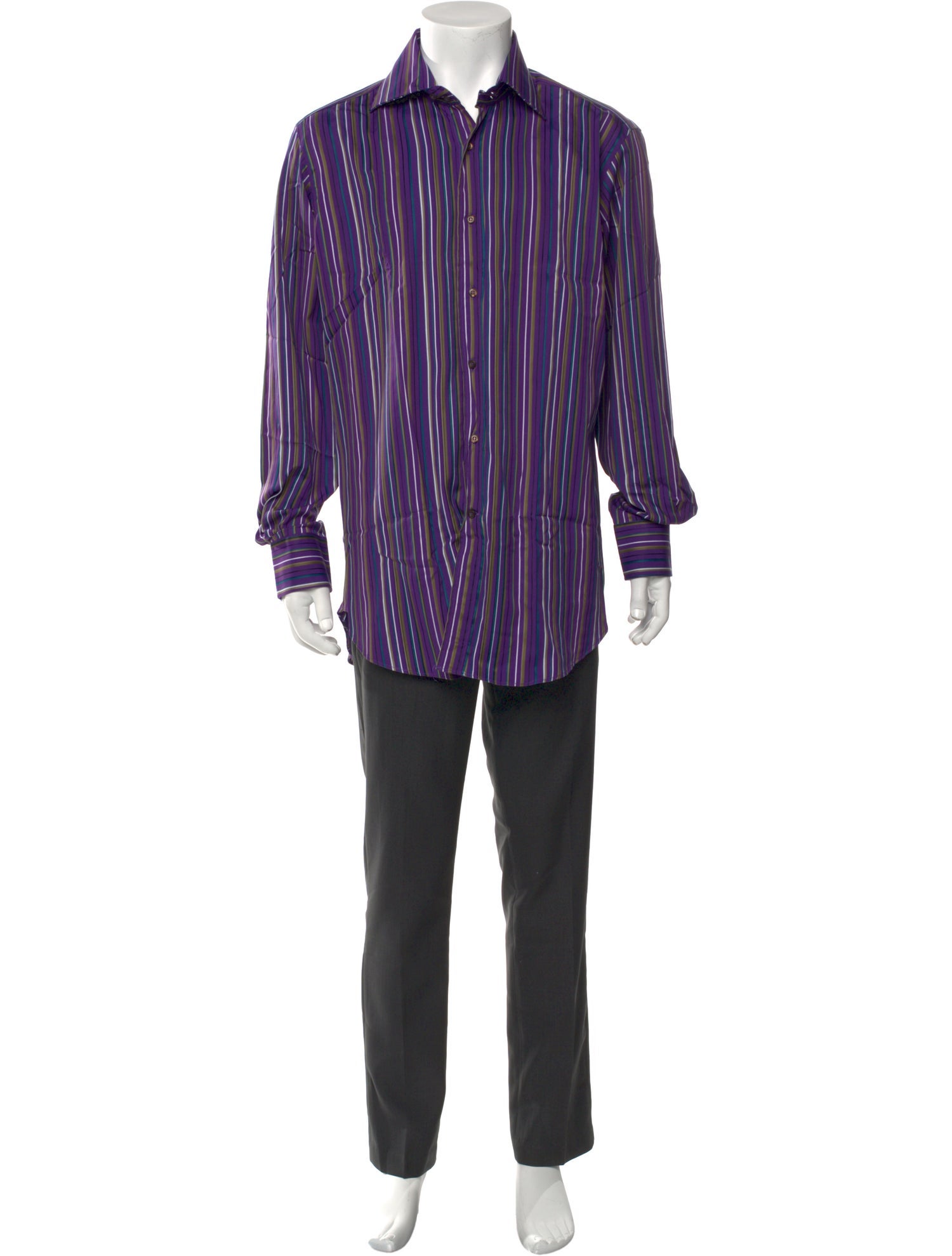 Etro Striped Long Sleeve Shirt