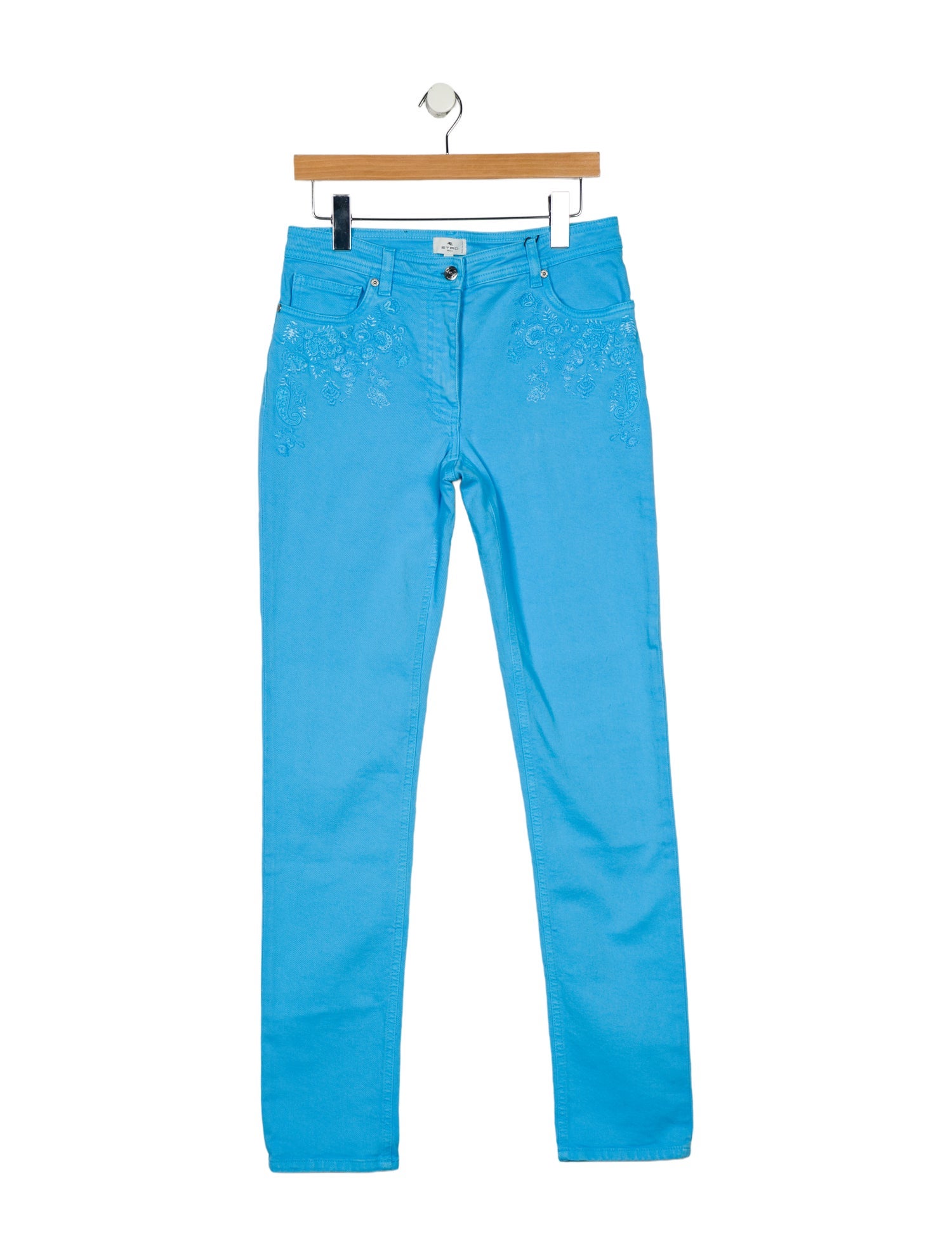 Etro Mid-Rise Straight Leg Jeans