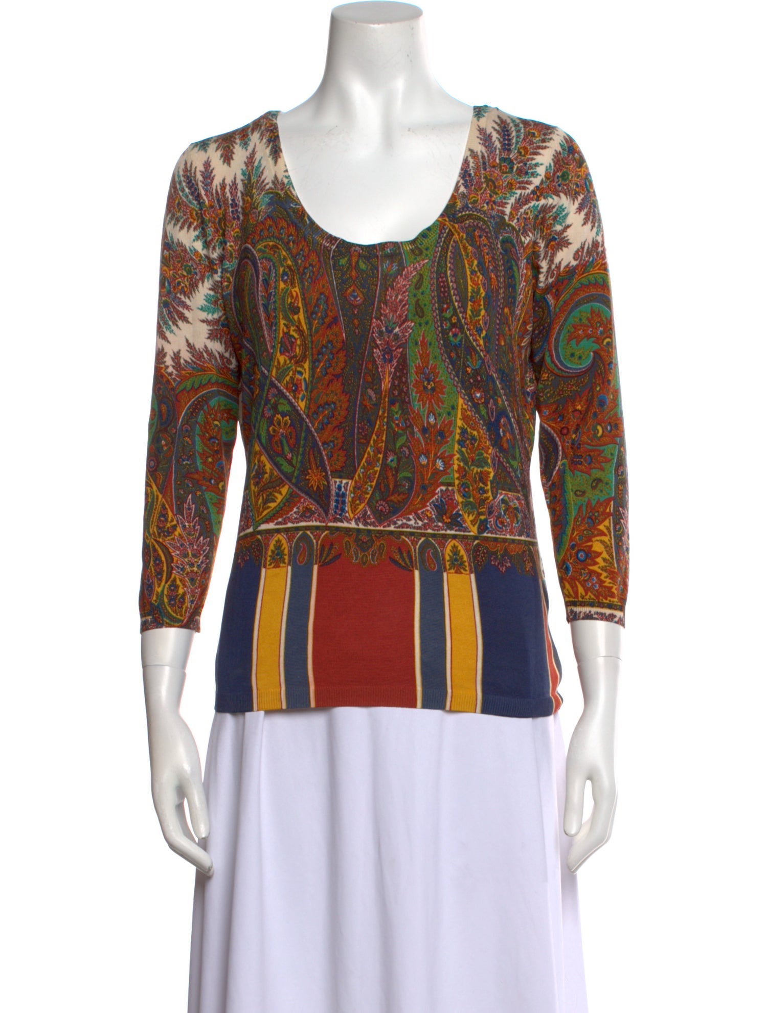 Etro Silk Printed Top