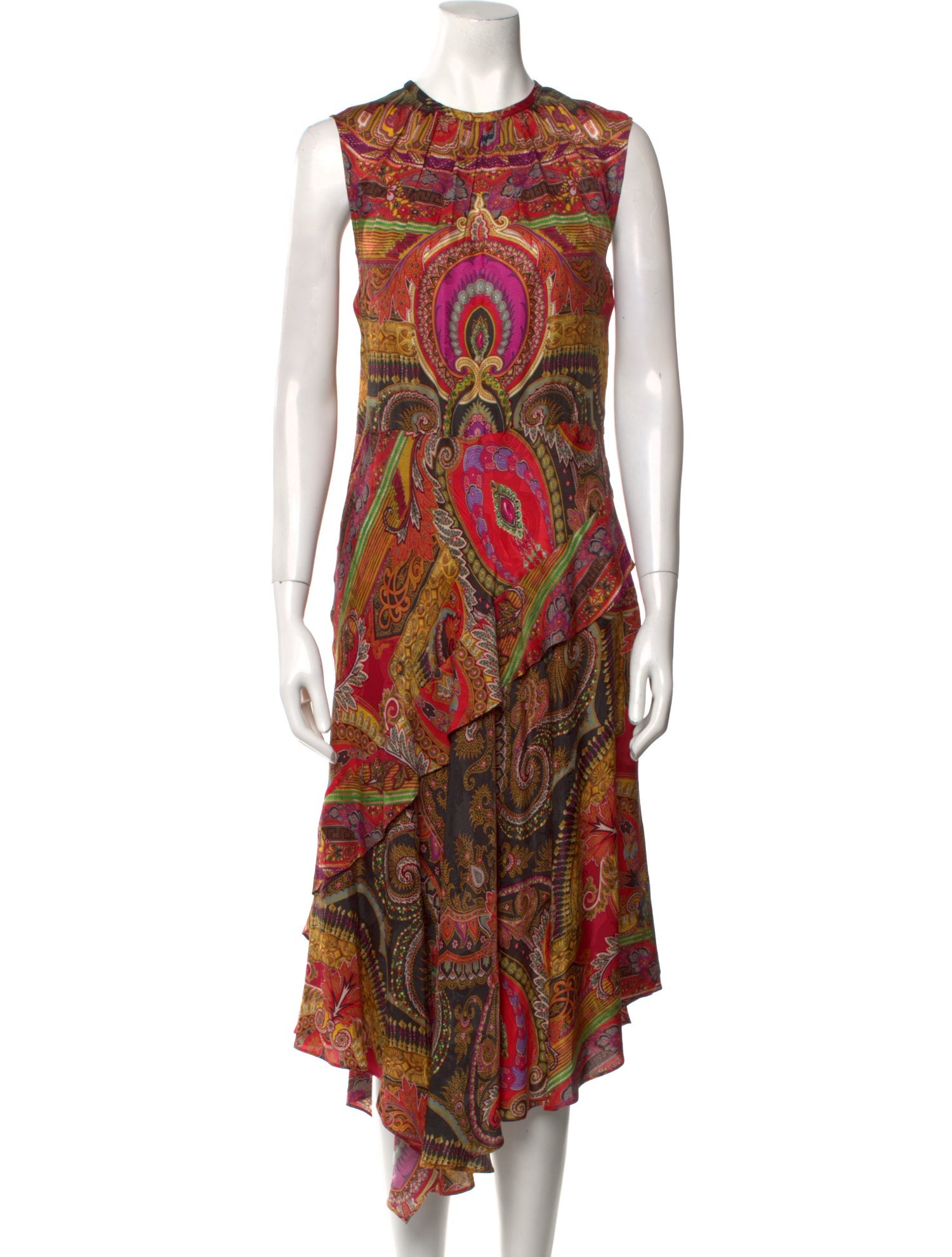 Etro Paisley Print Long Dress