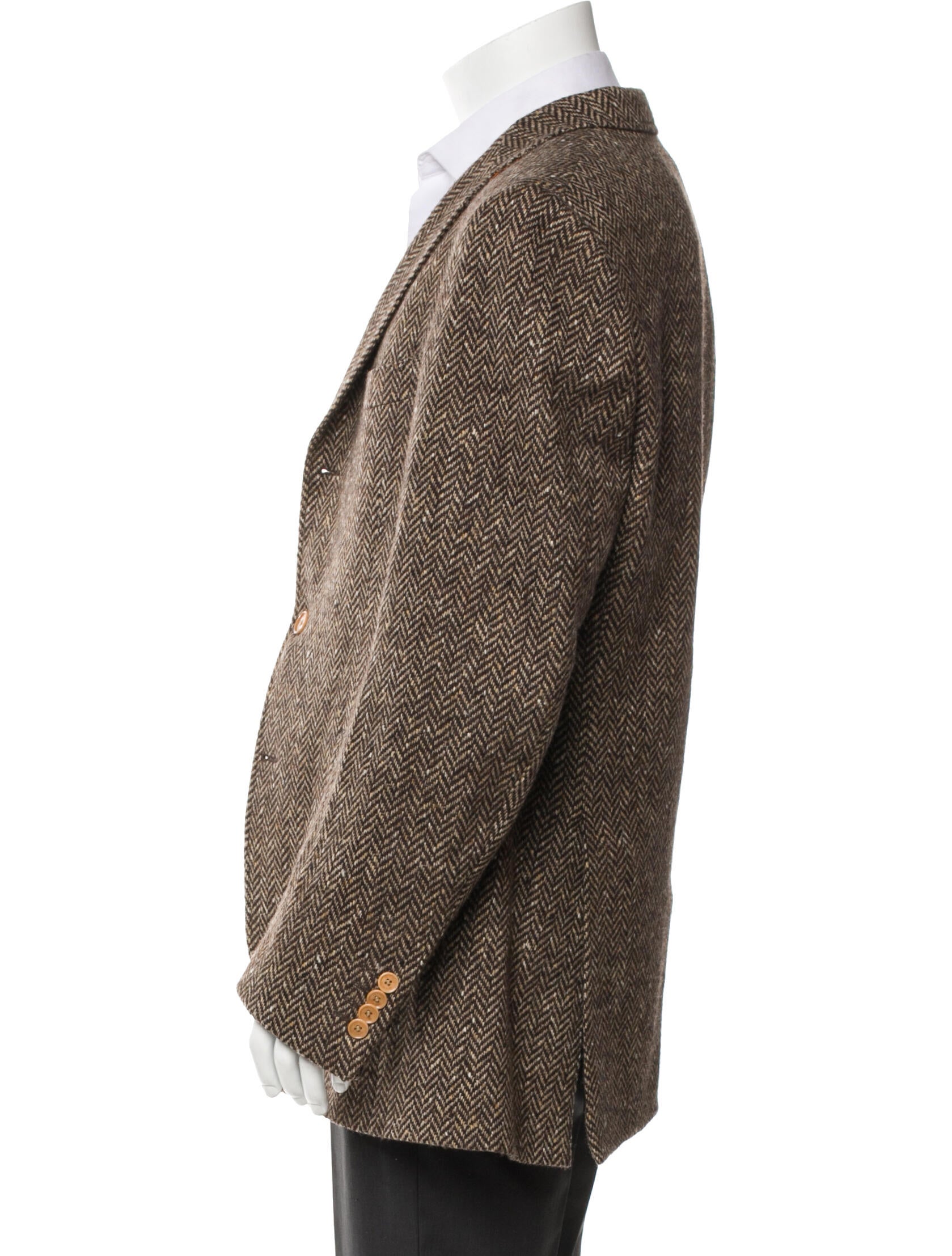 Etro Wool Tweed Pattern Blazer