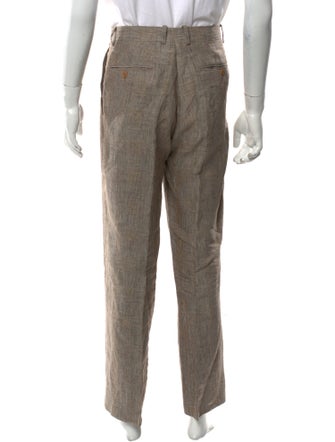 Etro Plaid Print Pants