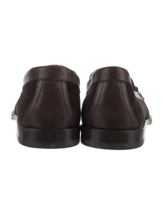Etro Horsebit Accent Suede Loafers