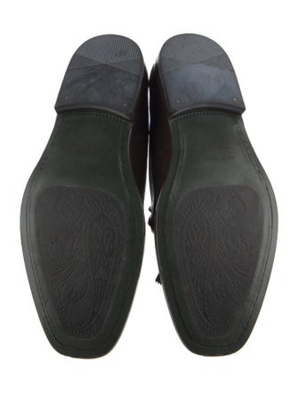 Etro Horsebit Accent Suede Loafers