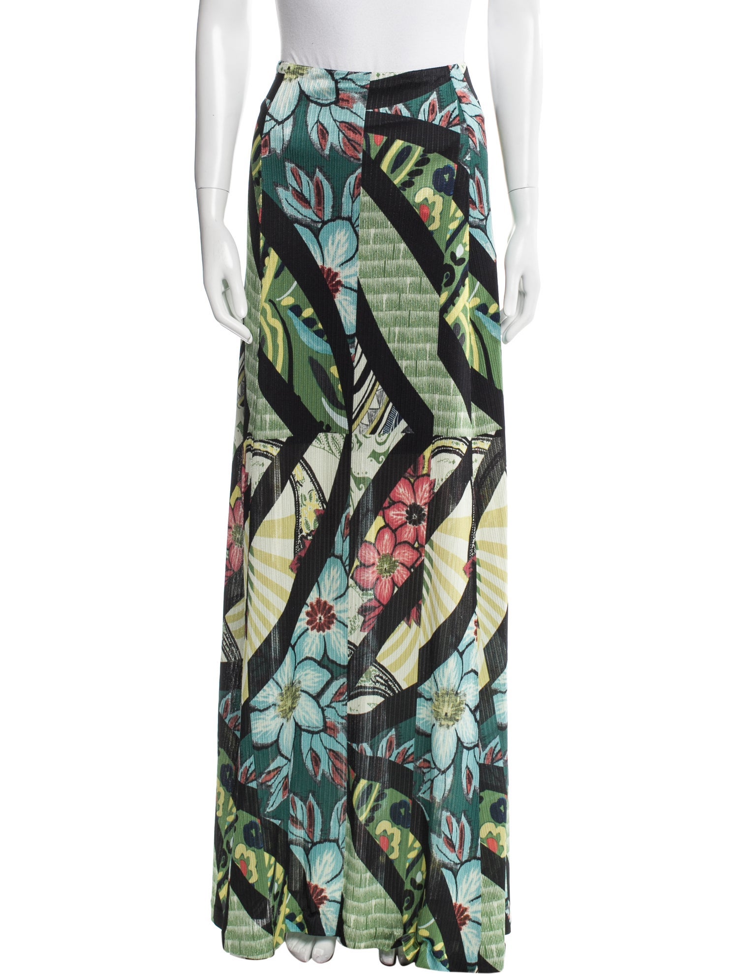 Etro Printed Long Skirt
