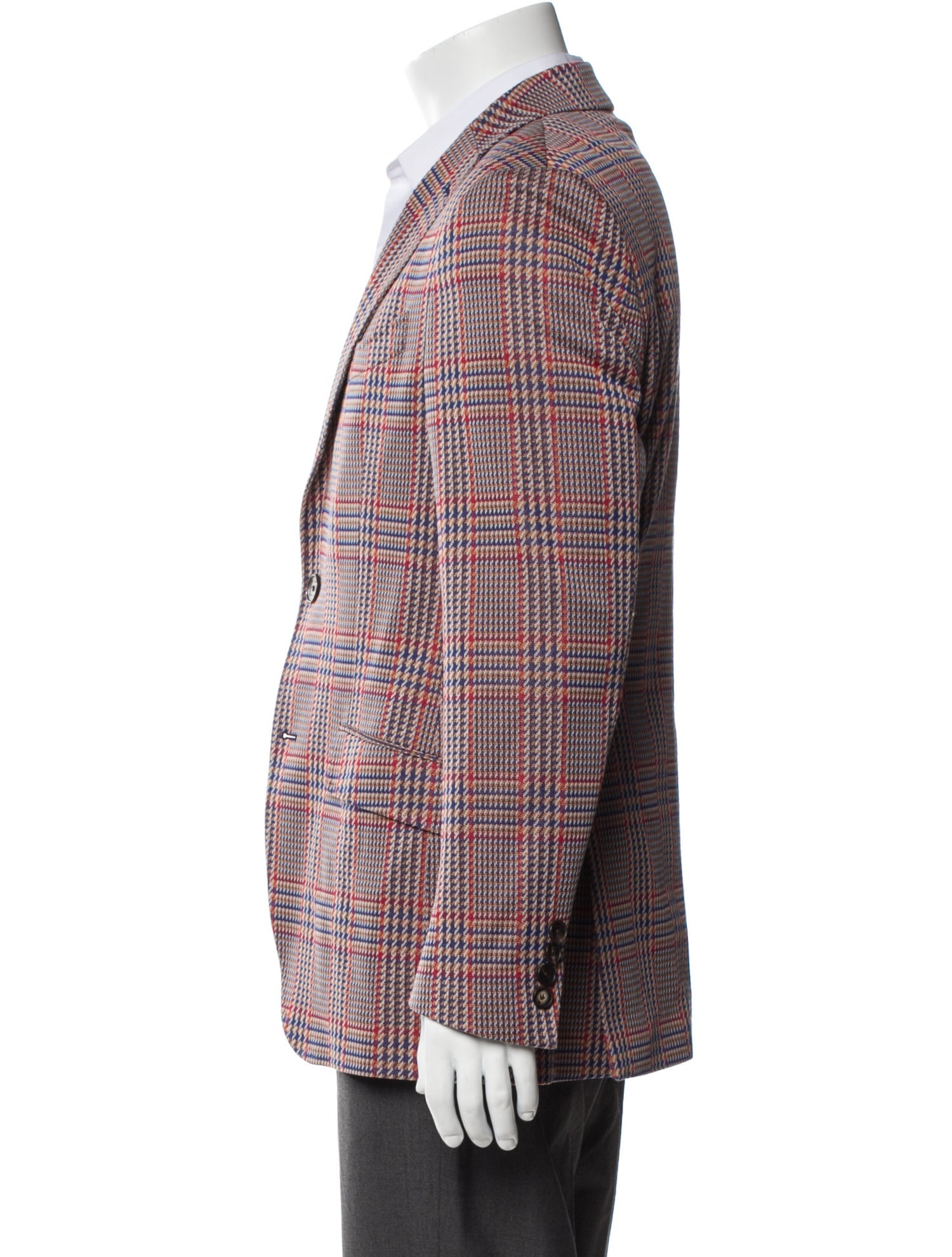 Etro Houndstooth Print Sport Coat