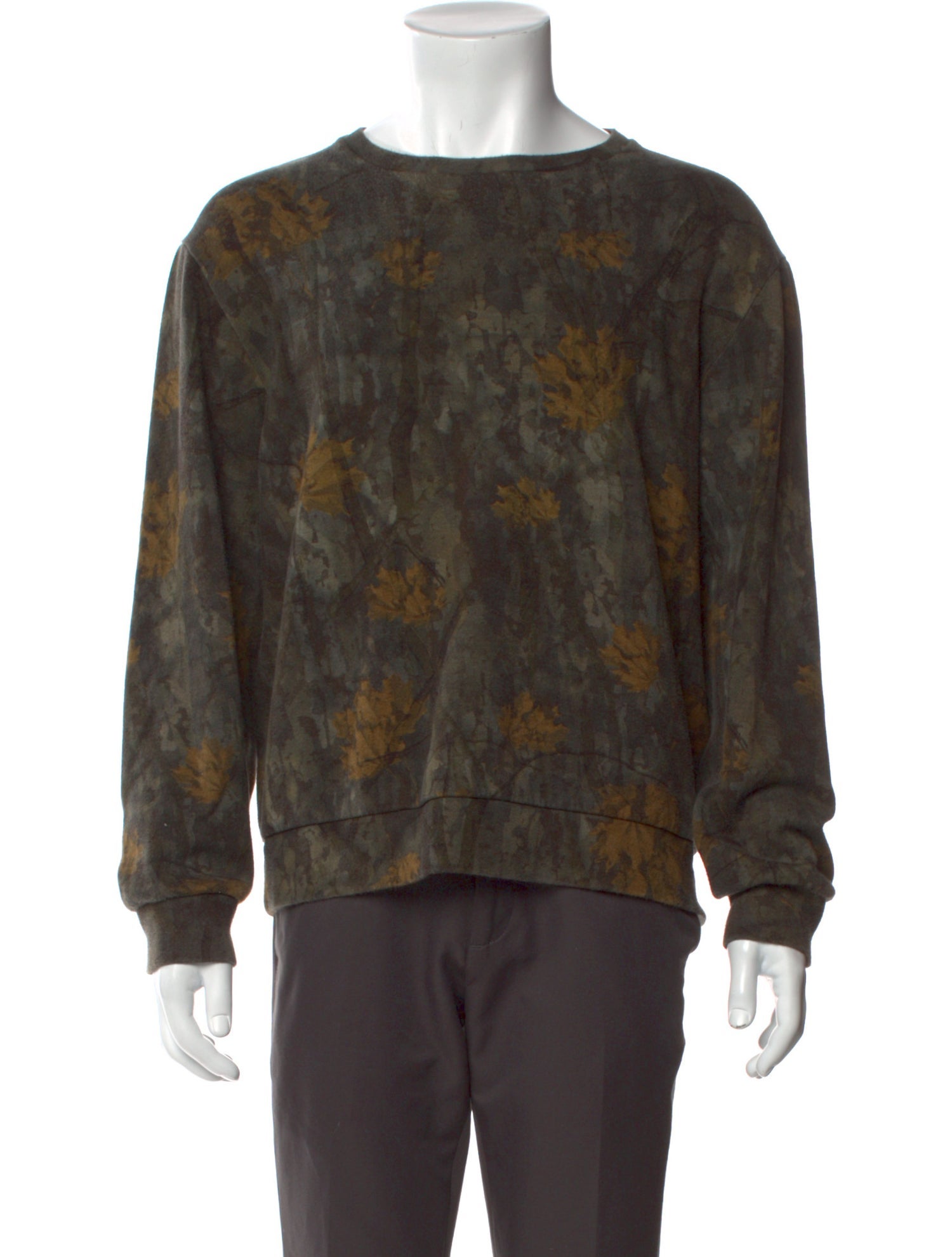 Etro Printed Crew Neck Pullover