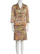 Etro Paisley Print Skirt Suit