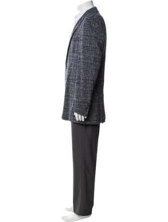 Etro Plaid Print Blazer