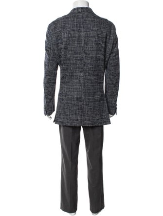 Etro Plaid Print Blazer