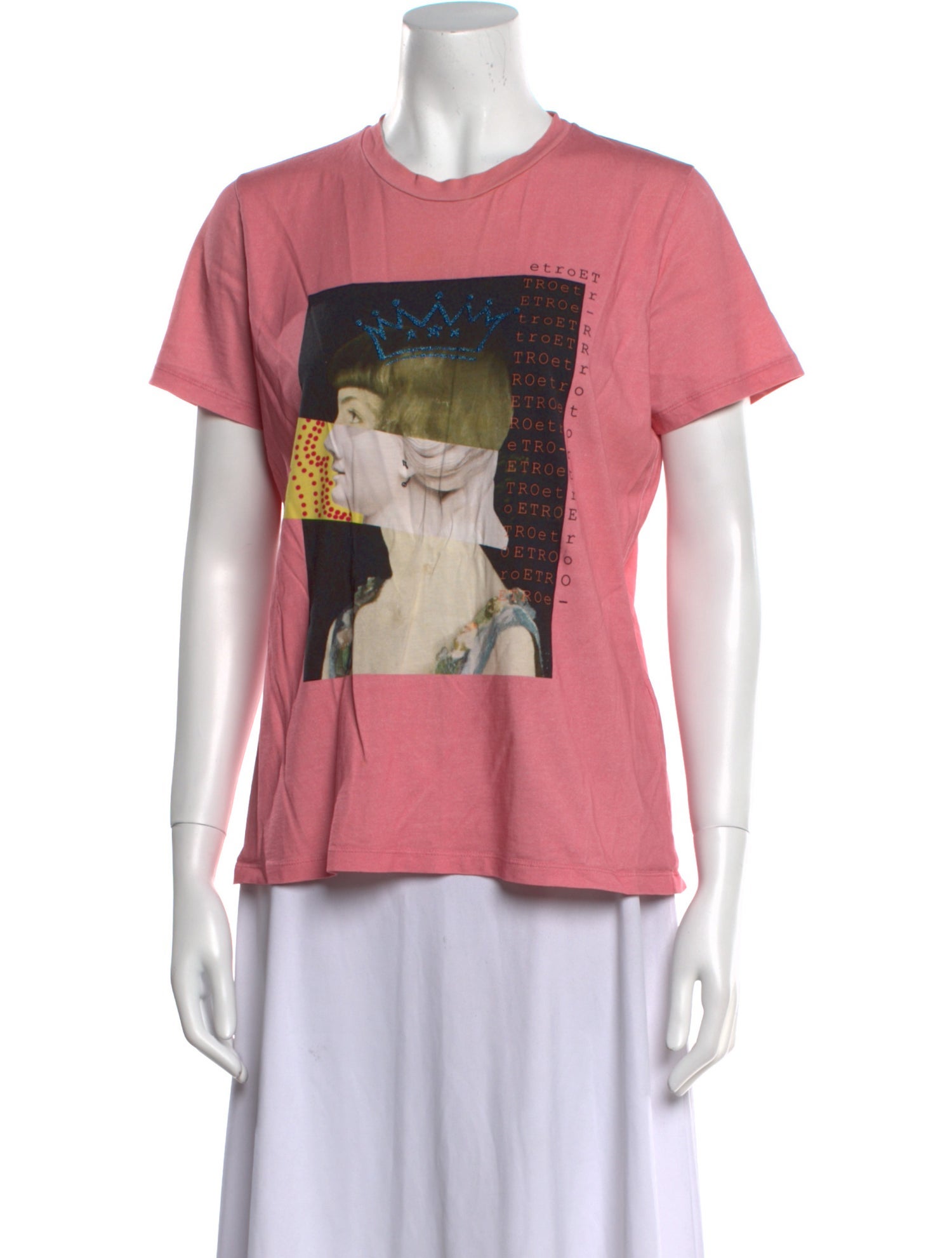 Etro Graphic Print Crew Neck T-Shirt
