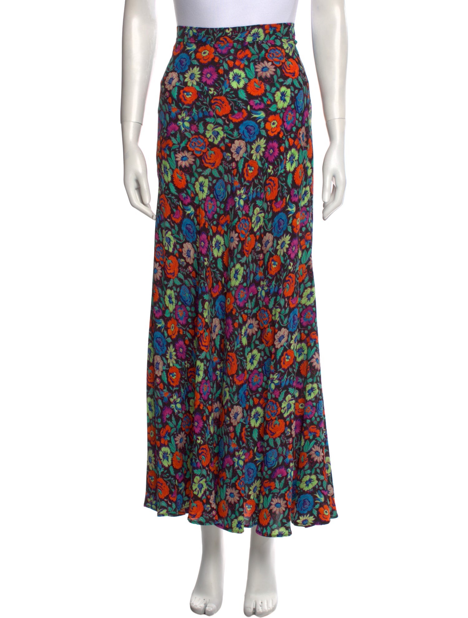 Etro Floral Print Long Skirt