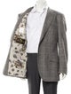 Etro Wool Houndstooth Print Peacoat