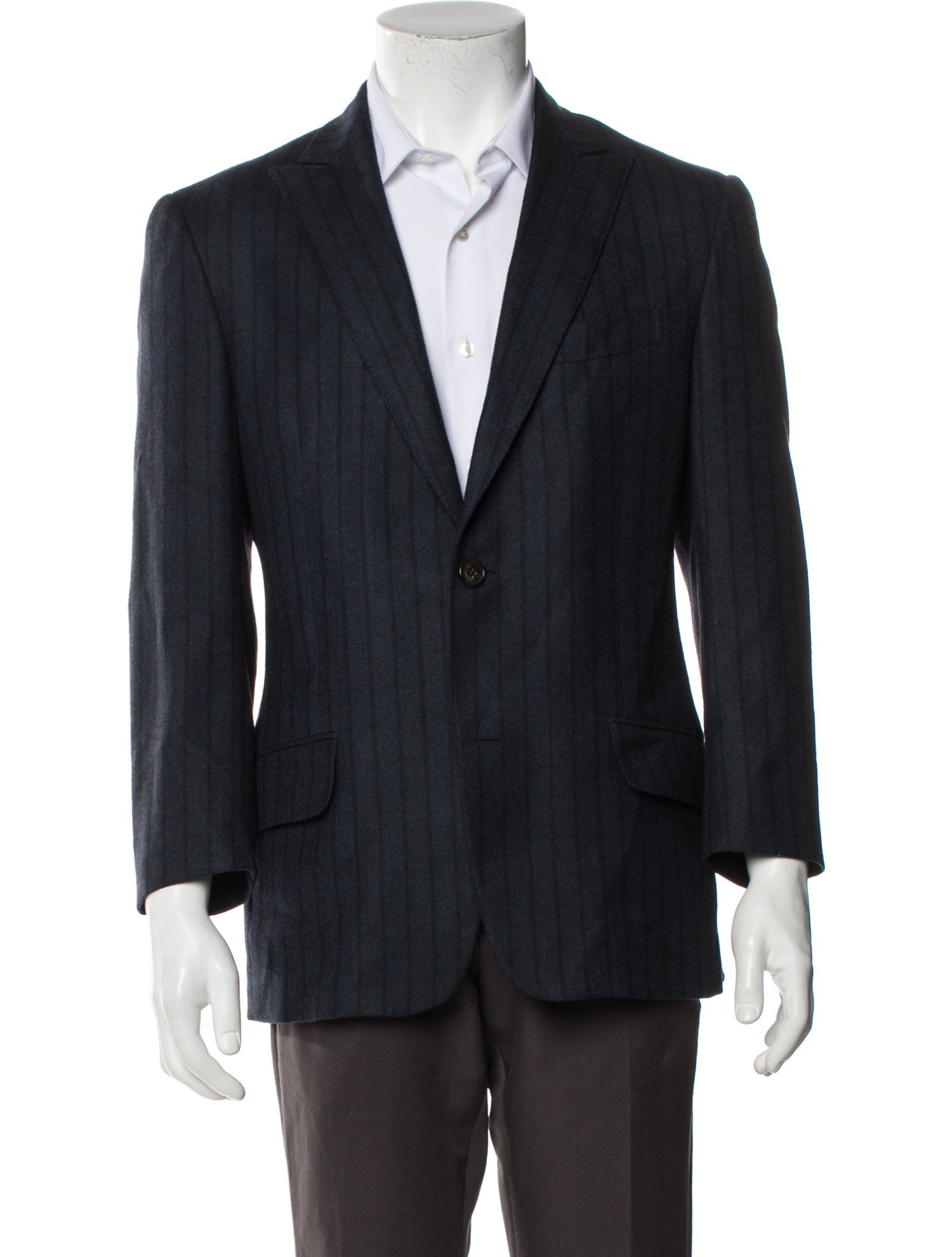 Etro Virgin Wool Striped Blazer