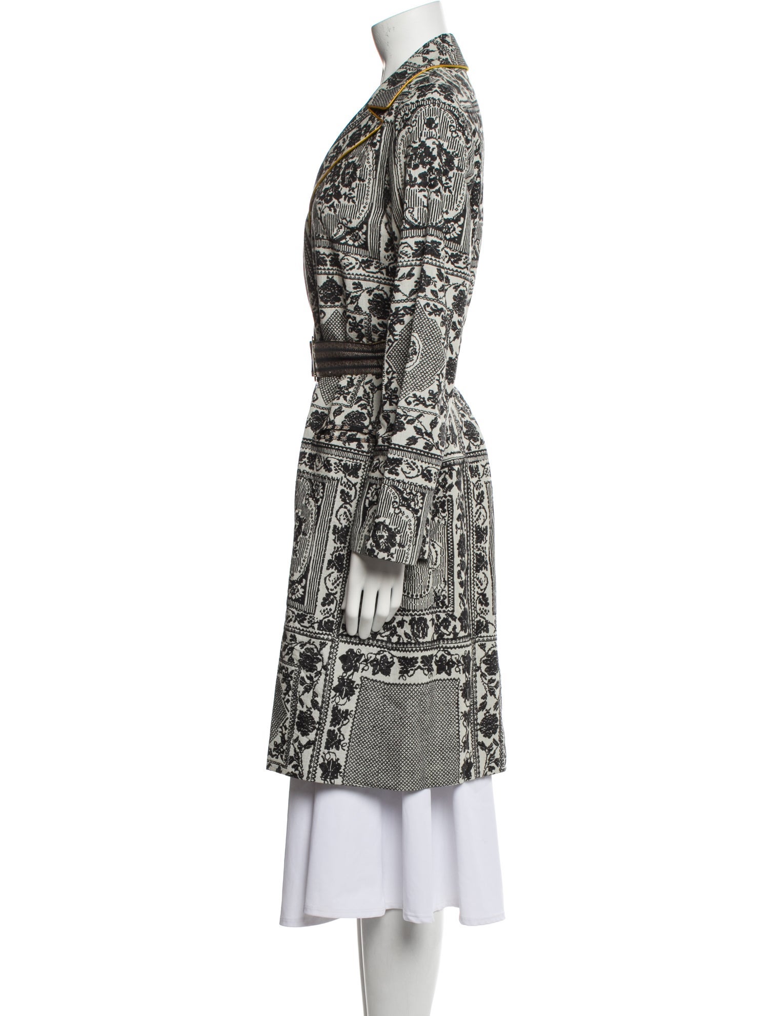 Etro Printed Trench Coat