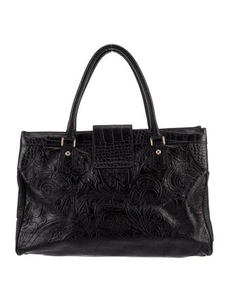Etro Leather Top Handle Bag