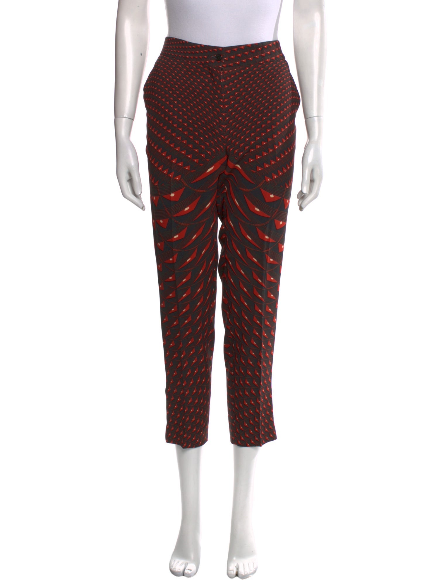 Etro Printed Straight Leg Pants