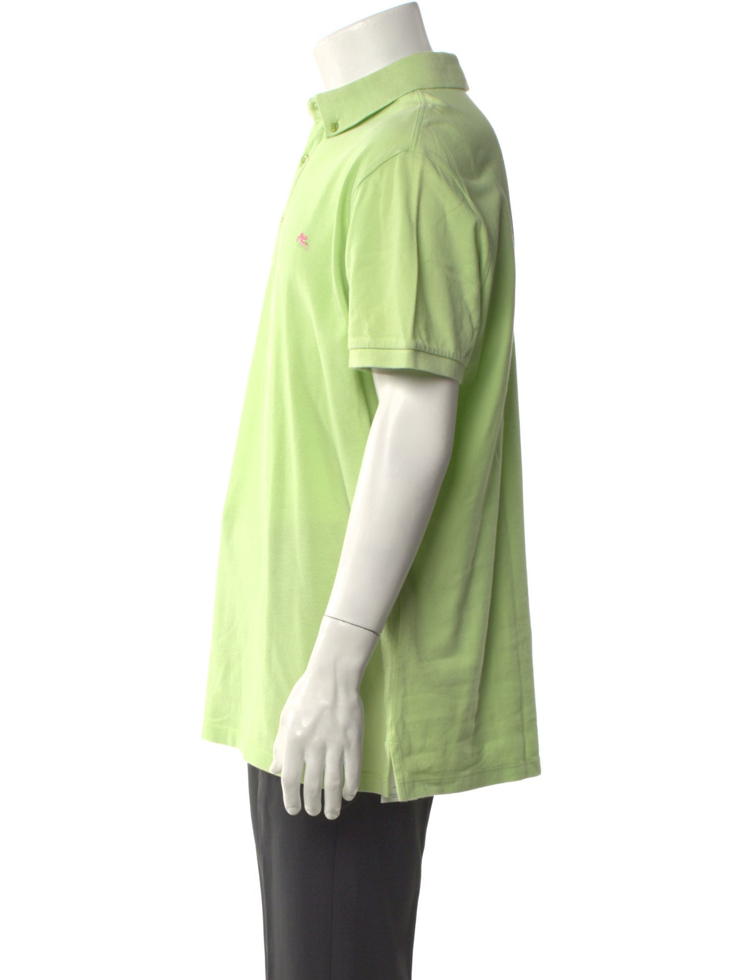 Etro Collar Short Sleeve Polo Shirt