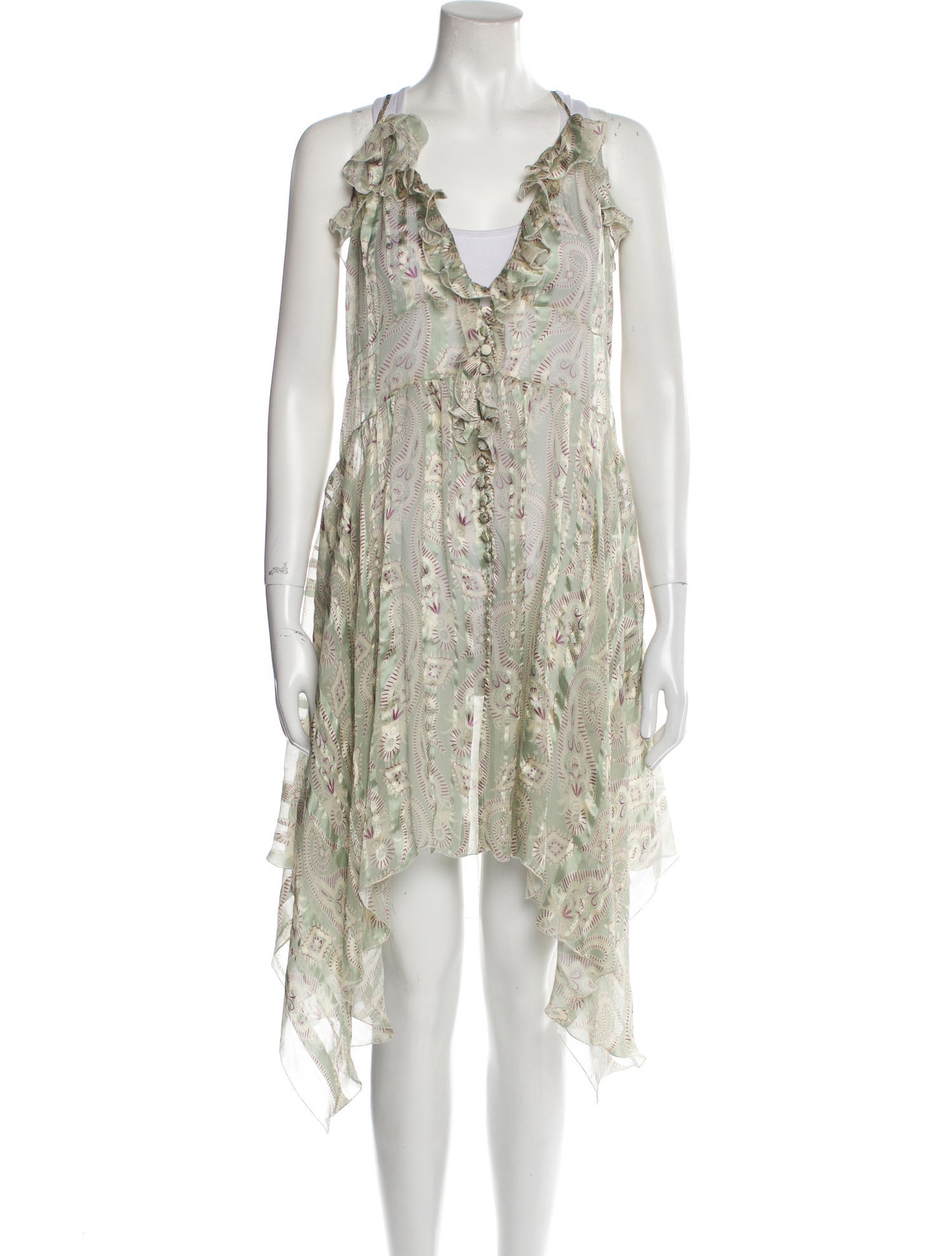 Etro Silk Midi Length Dress w/ Tags w/Tags