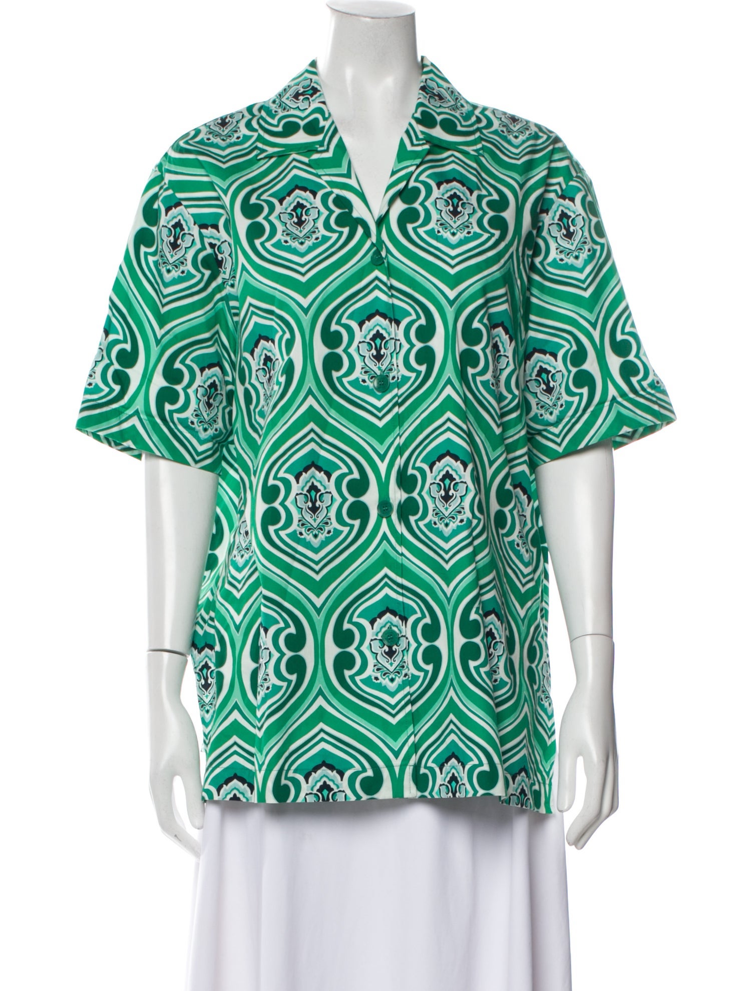 Etro Printed V-Neck Tunic