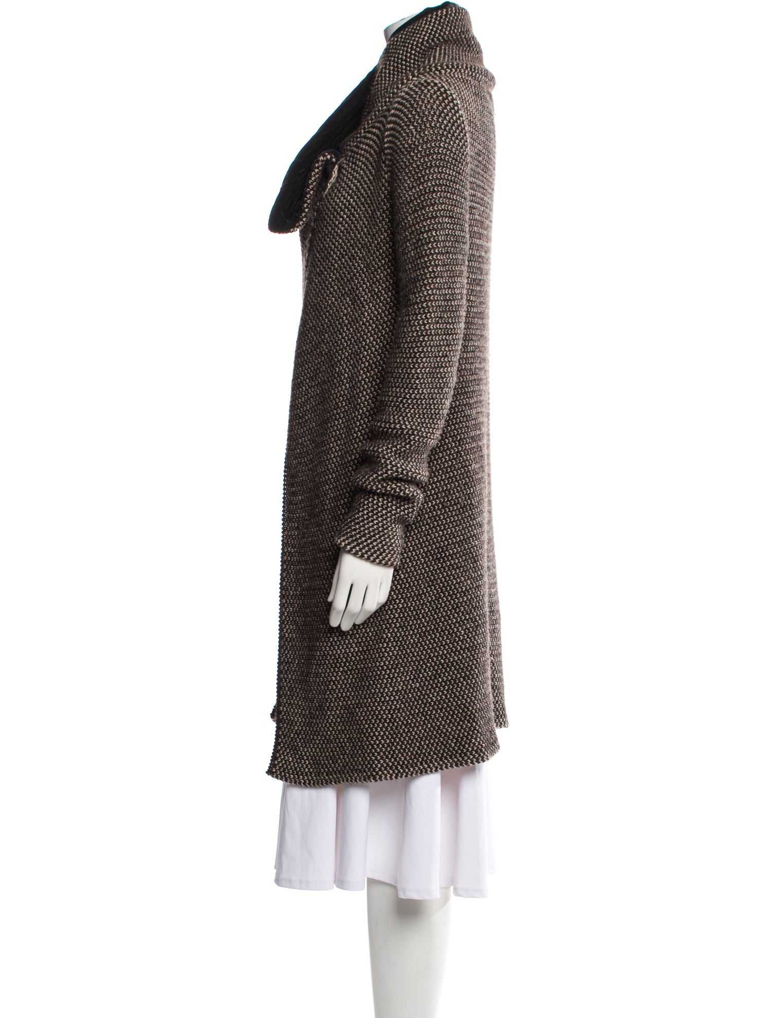 Etro Wool Tweed Pattern Coat
