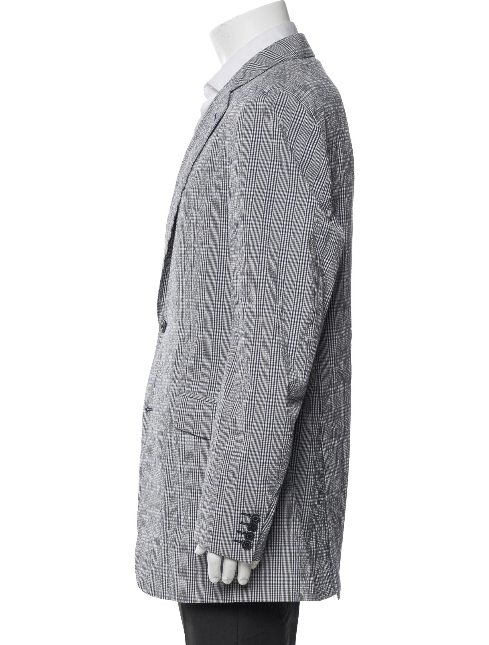 Etro Plaid Print Blazer