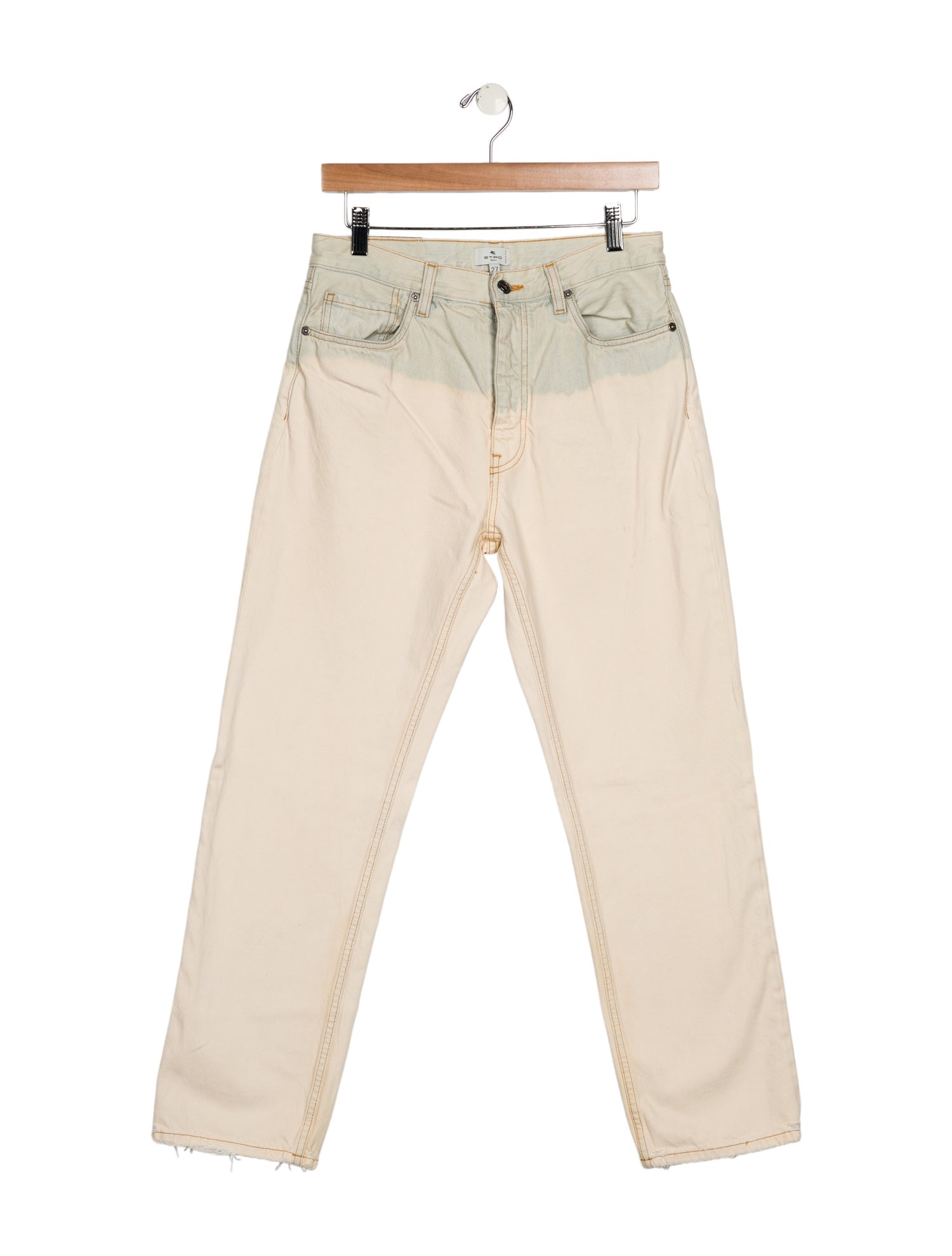 Etro High-Rise Straight Leg Jeans