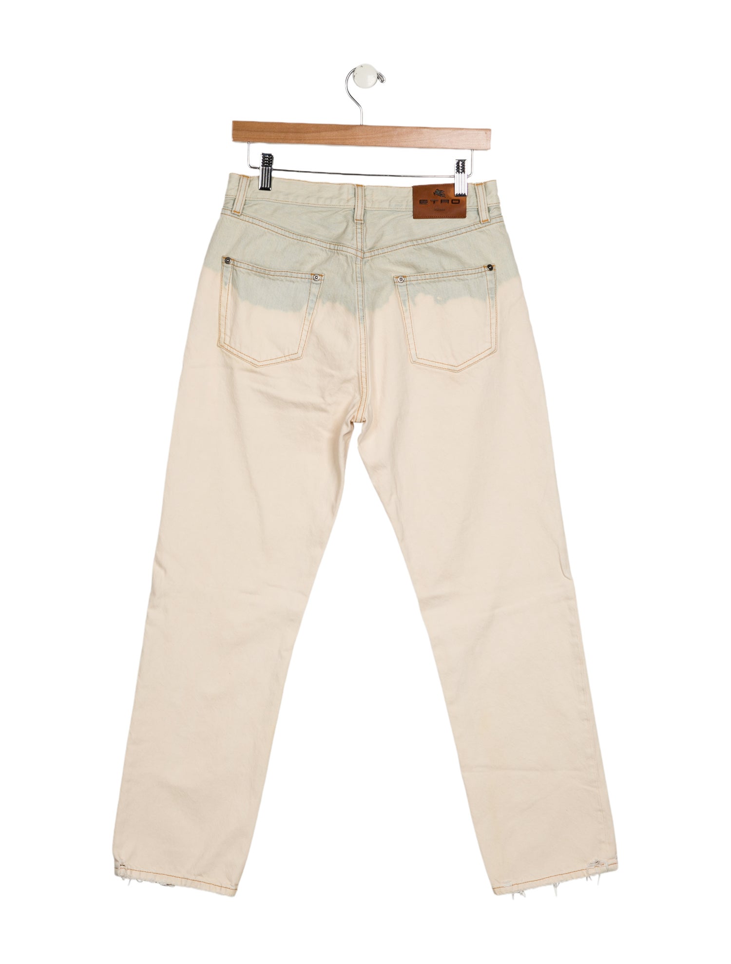 Etro High-Rise Straight Leg Jeans