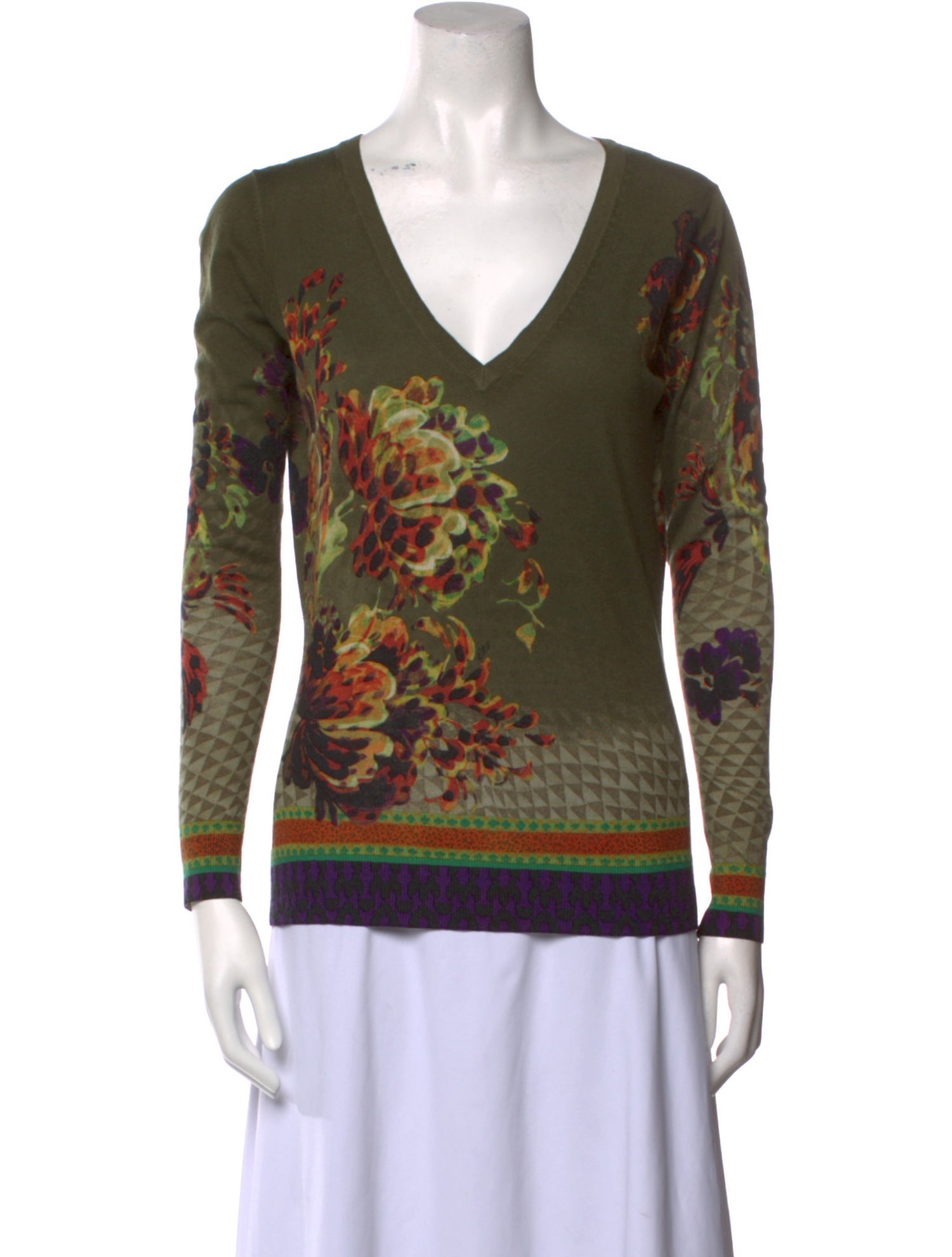 Etro Silk Printed Sweater