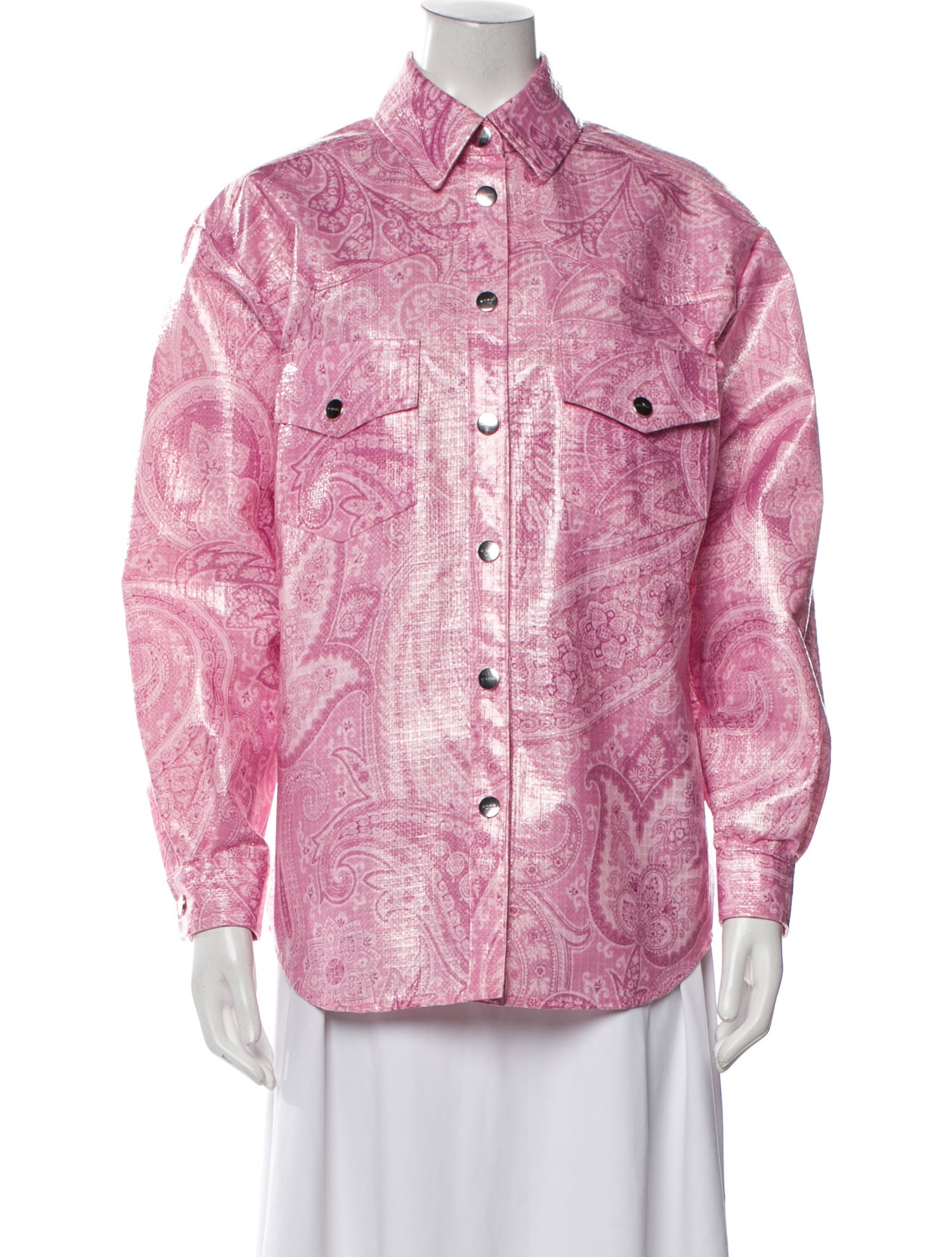 Etro Nylon Paisley Print Jacket