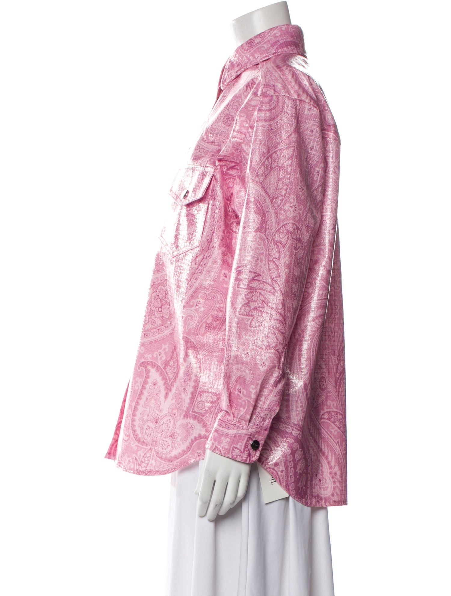 Etro Nylon Paisley Print Jacket