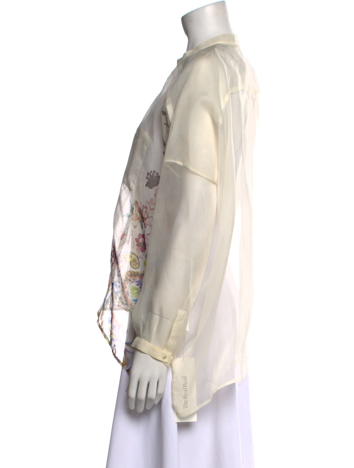 Etro Silk Floral Print Blouse