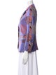 Etro Linen Colorblock Pattern Blazer