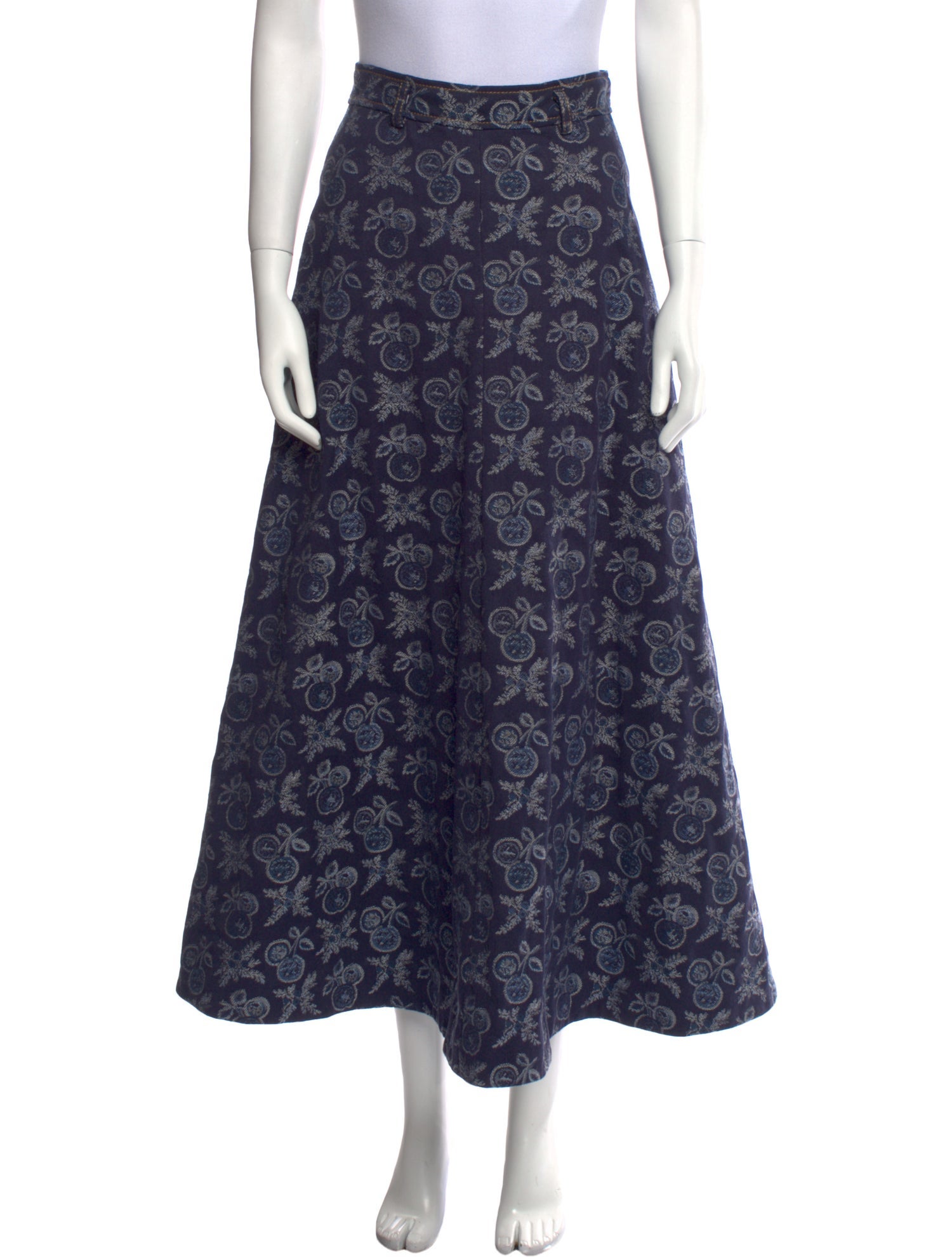 Etro Printed Midi Length Skirt w/ Tags