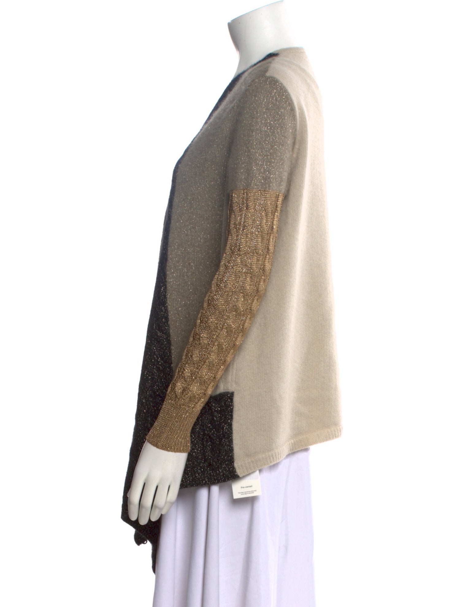 Etro Wool Colorblock Pattern Sweater