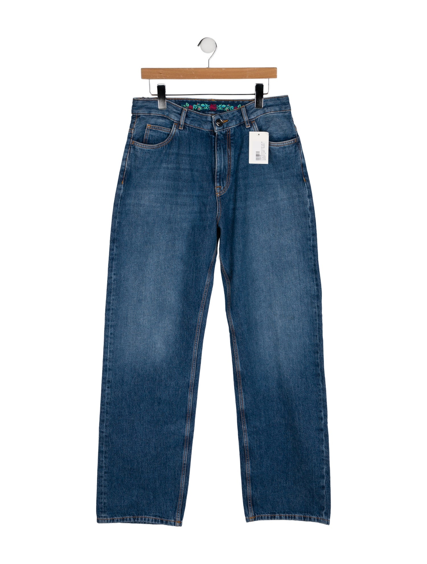 Etro High-Rise Wide Leg Jeans w/ Tags