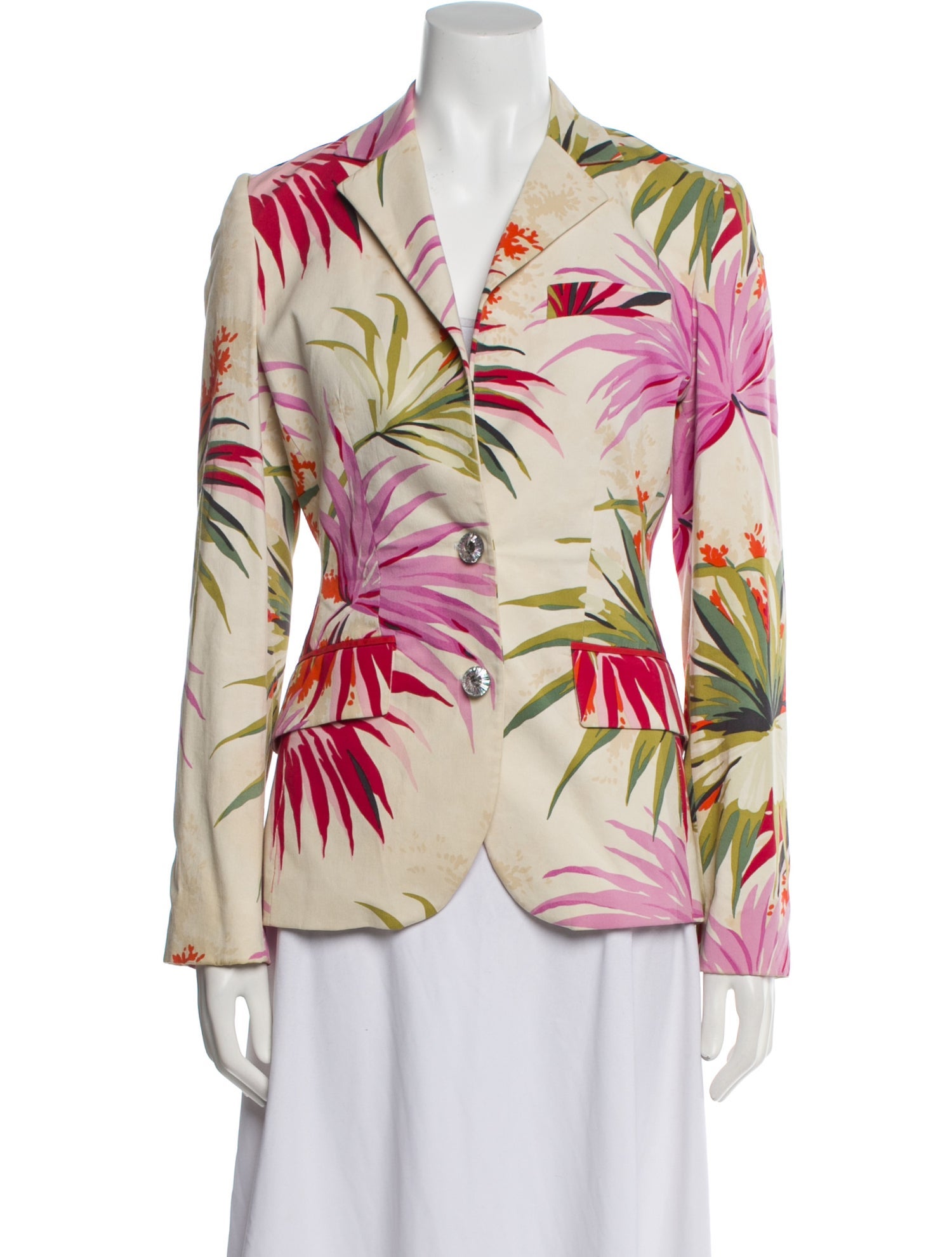 Etro Floral Print Blazer
